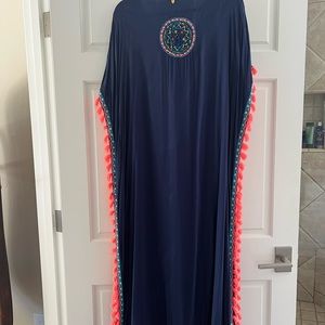 Rubyyaya Beaded Embroidered Caftan Size XS